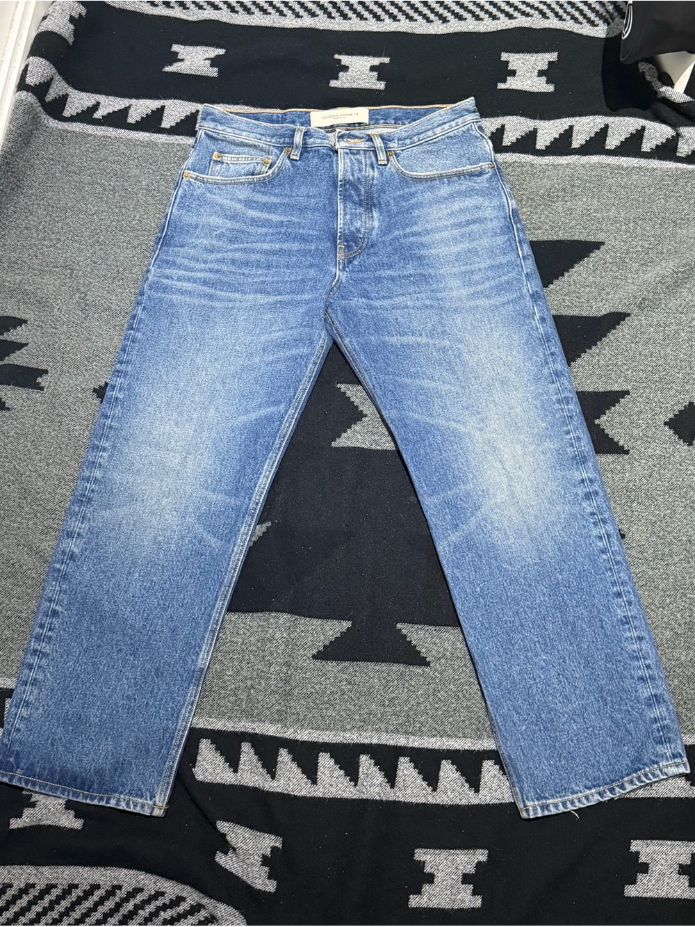 Golden Goose Men's Light Blue Loose Skate fit Jeans size 30